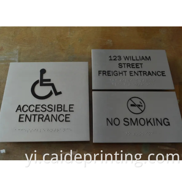 custom braille signs